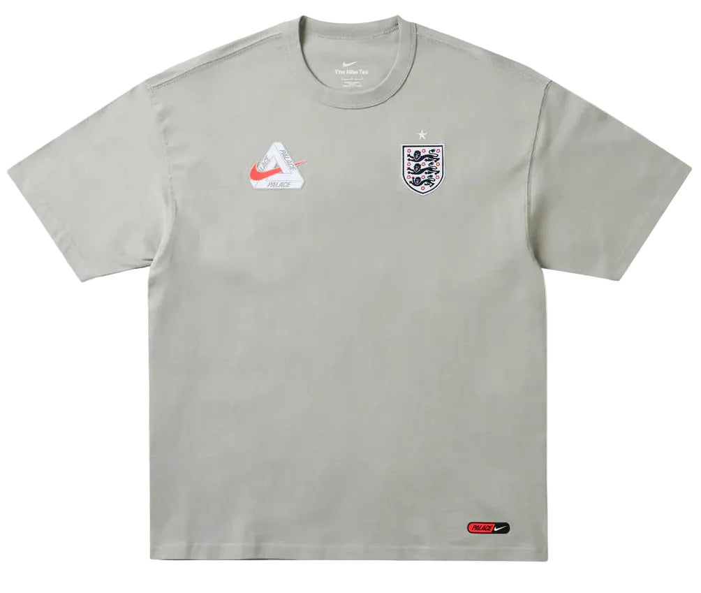 Palace x Nike England T-Shirt Pewter Grey