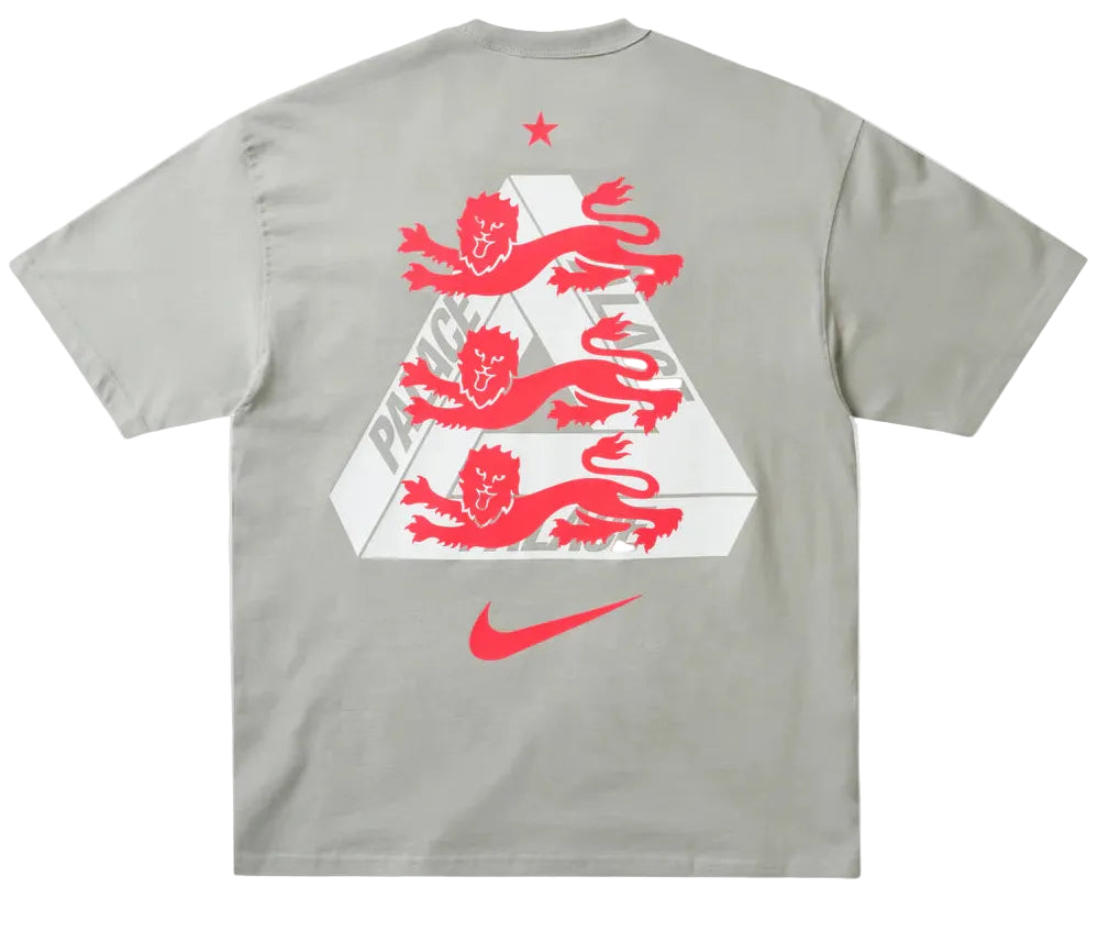 Palace x Nike England T-Shirt Pewter Grey