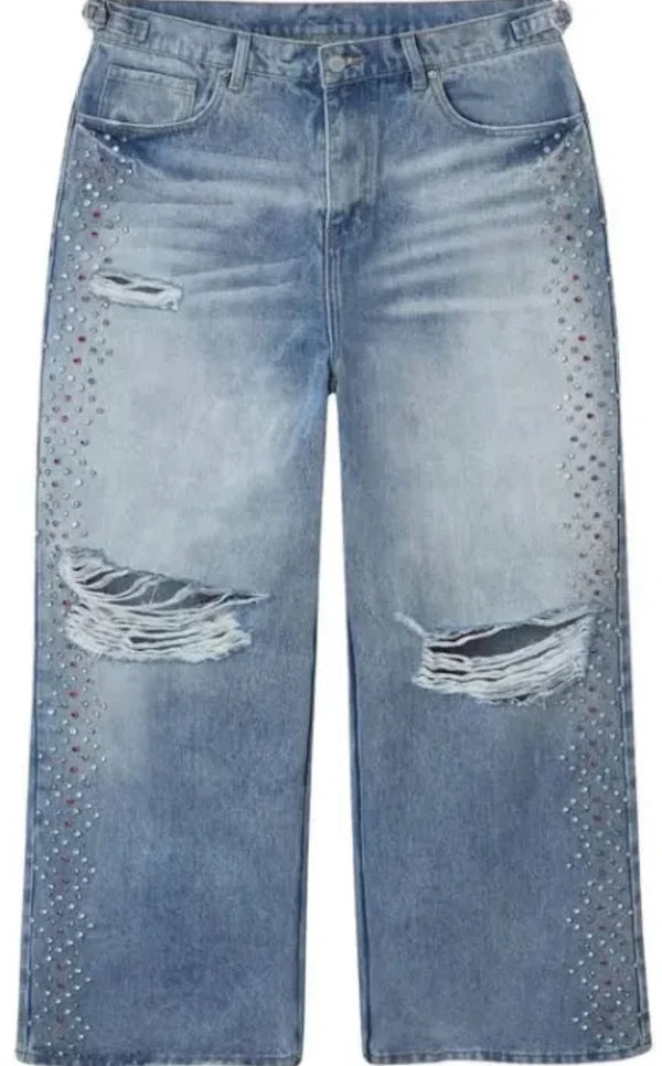 HMDD Crystal H-Star Jeans Light Wash