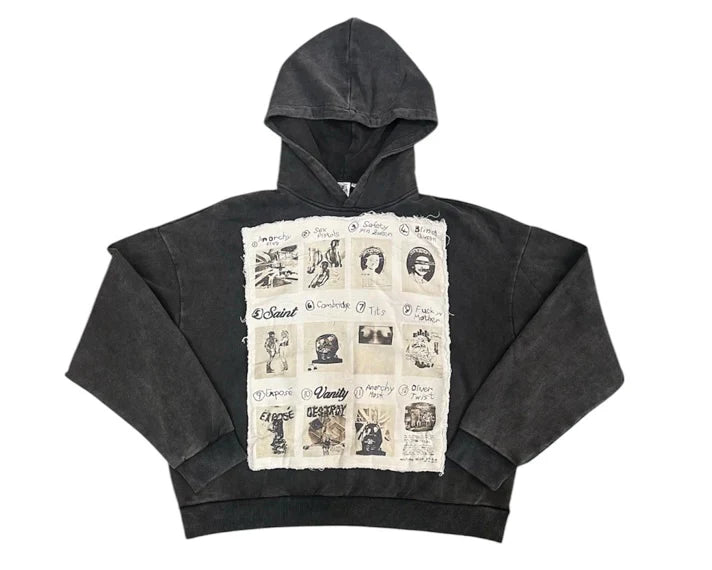 Saint Vanity Sex Pistols Grey Hoodie