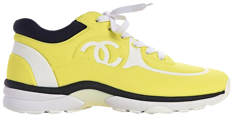 Chanel CC Logo Sneaker Yellow