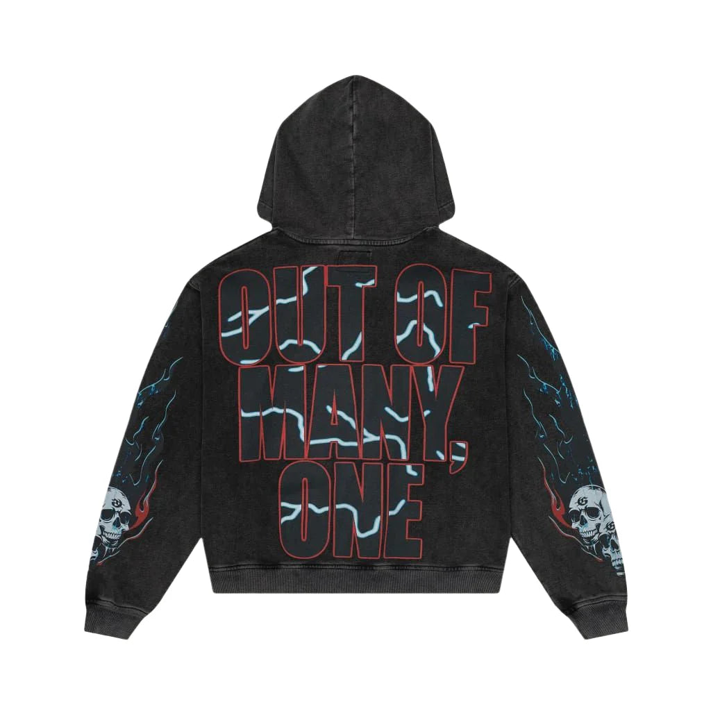 Godspeed Pitstop Grey Washed Hoodie