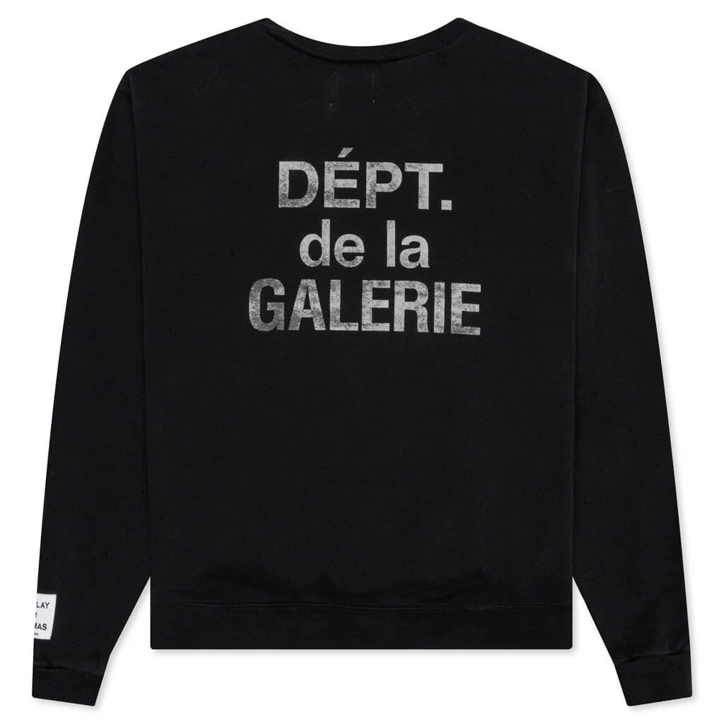 Gallery Dept. Art That Kills Reversible Crewneck Sweatshirt Black