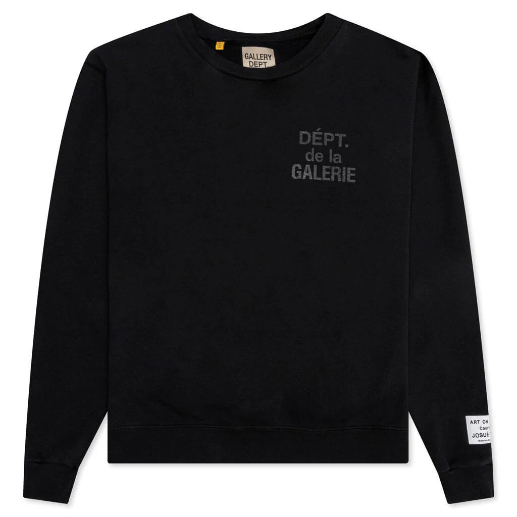 Gallery Dept. Art That Kills Reversible Crewneck Sweatshirt Black