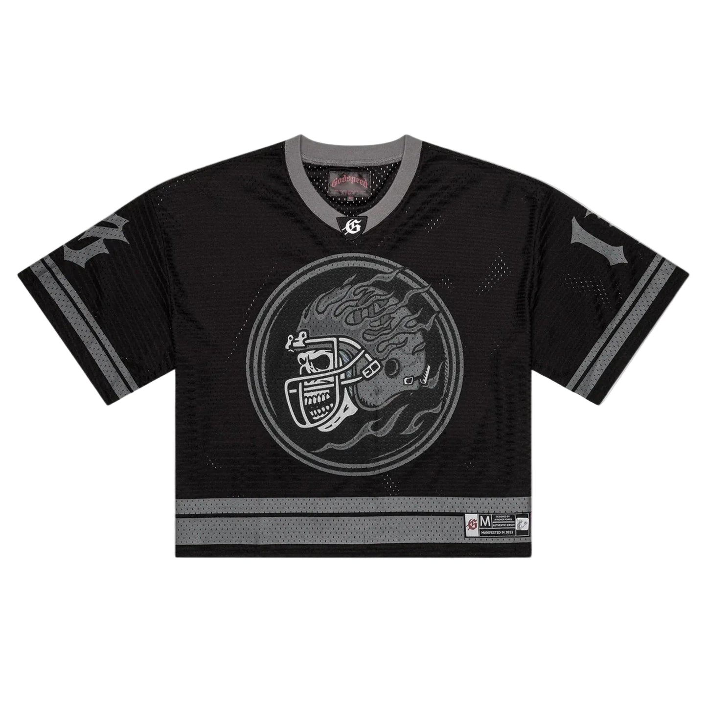 Godspeed First Down Jersey Black Grey