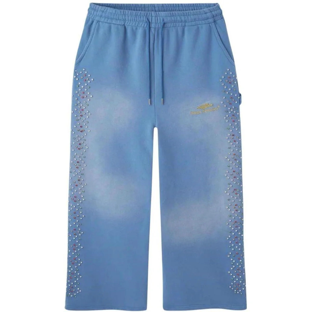 Happy Memories Don't Die HMDD Crystal Sweatpants Blue
