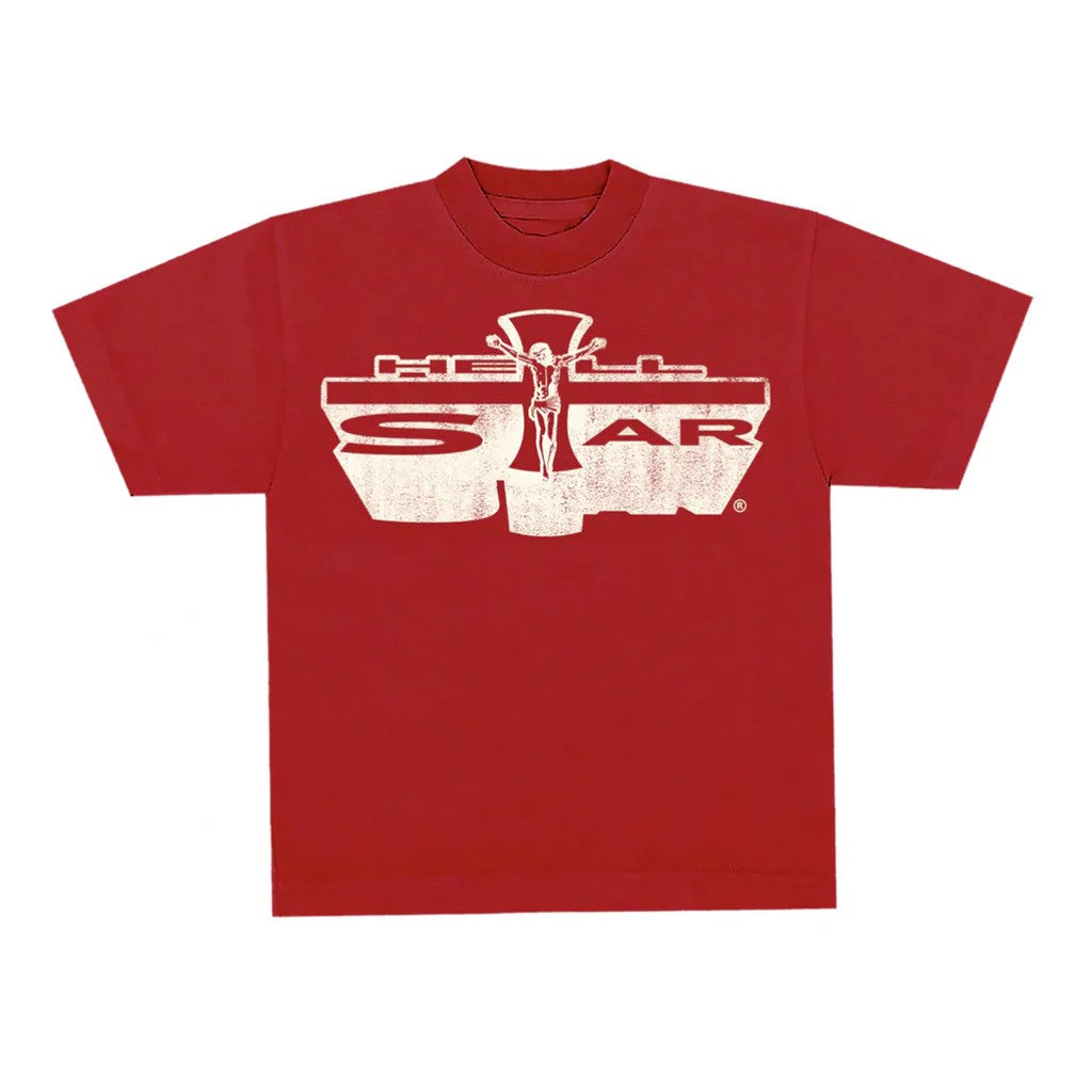 Hellstar Jesus Emblem Tee Red