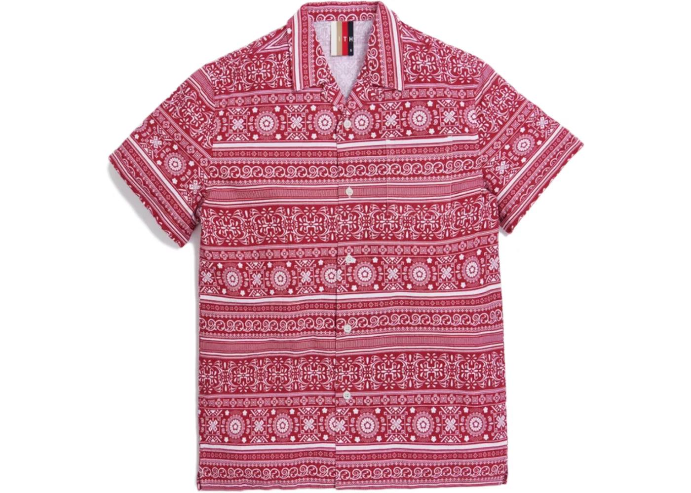 Kith Seersucker Shirt & Shorts Set Red White