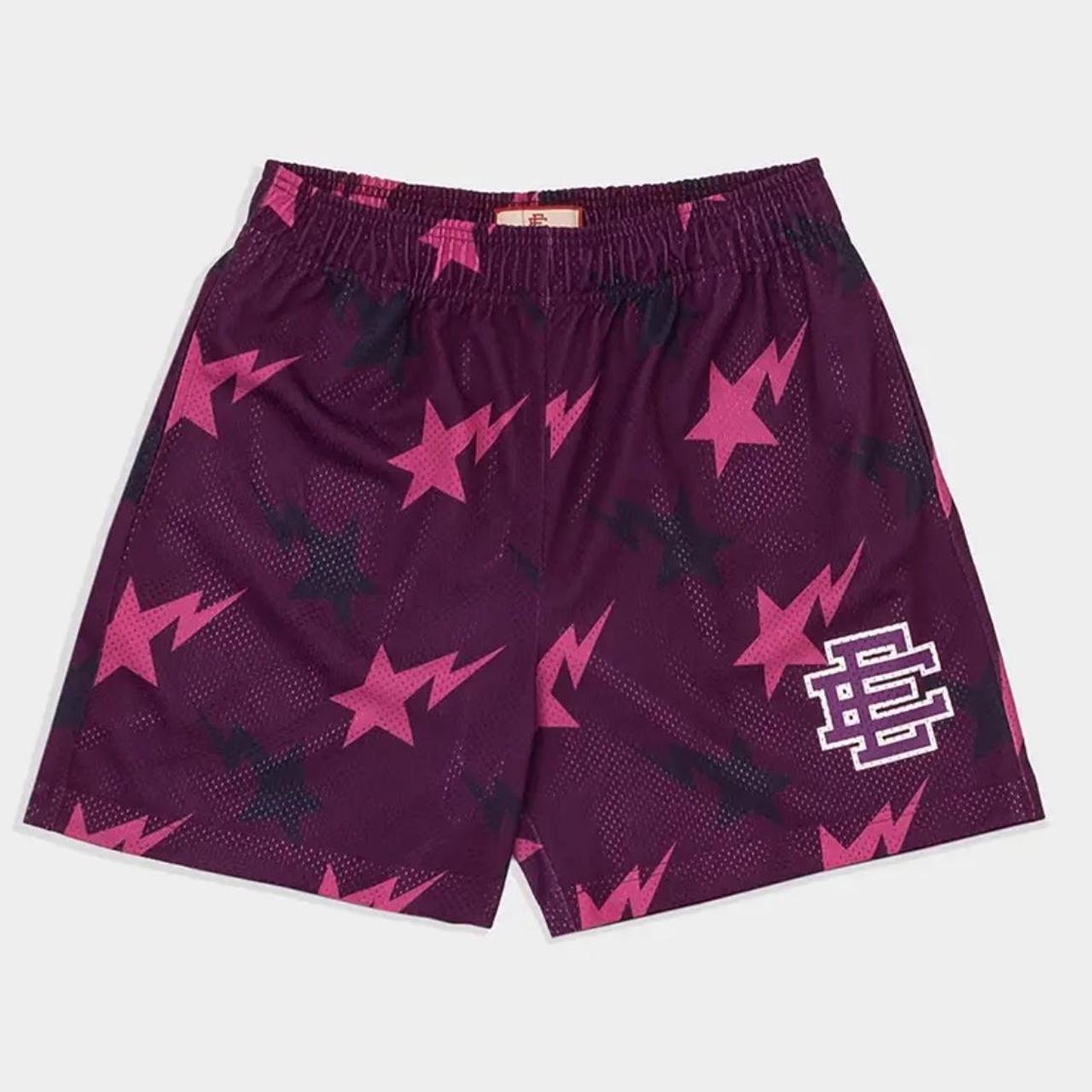 Eric Emanuel x BAPE Miami Basic Short Purple/Pink/Black