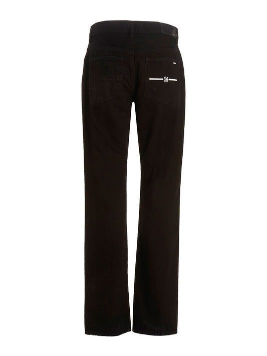Amiri MA Bar Pocket Straight Jean Black