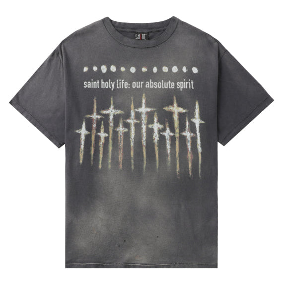 Saint Michael God Tee Black