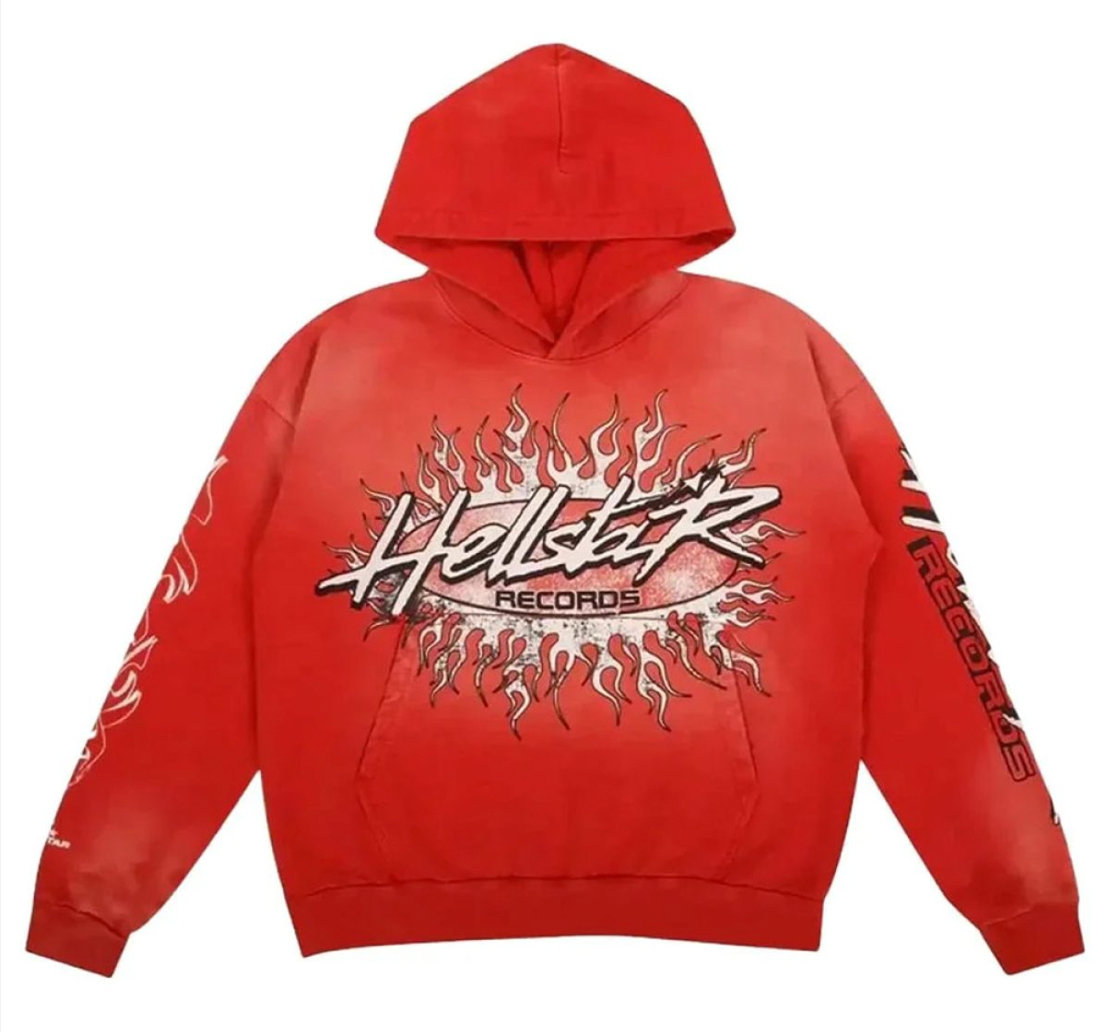 Hellstar Records Hoodie Red