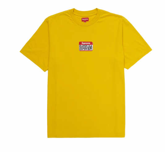 Supreme Gonz Nametag S/S Tee Yellow