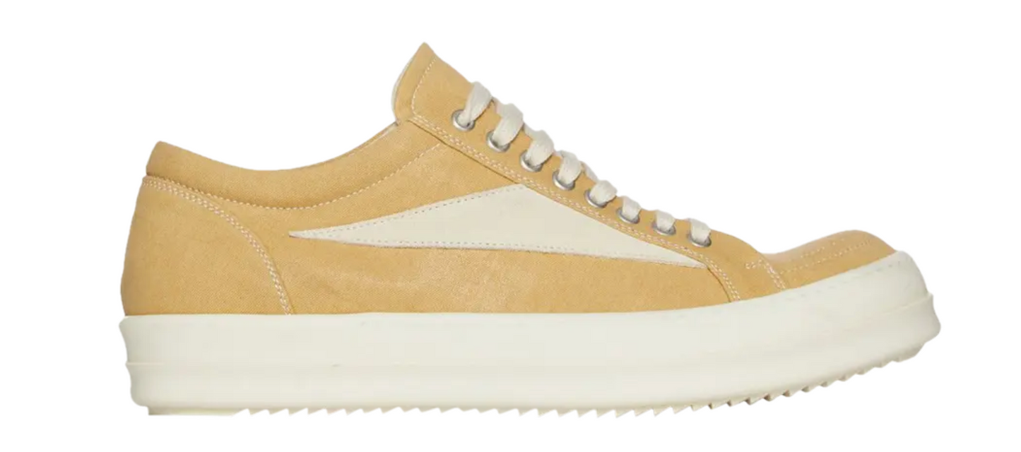 Rick Owens Lido DRKSHDW Vintage Low Mustard Milk