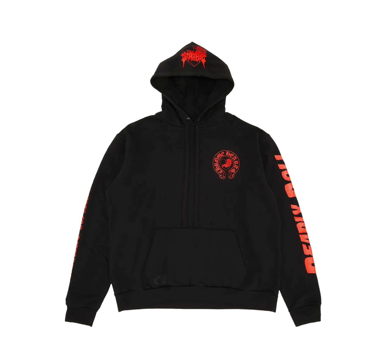 Chrome Hearts x Deadly Doll Online Exclusive Hoodie Black/Red