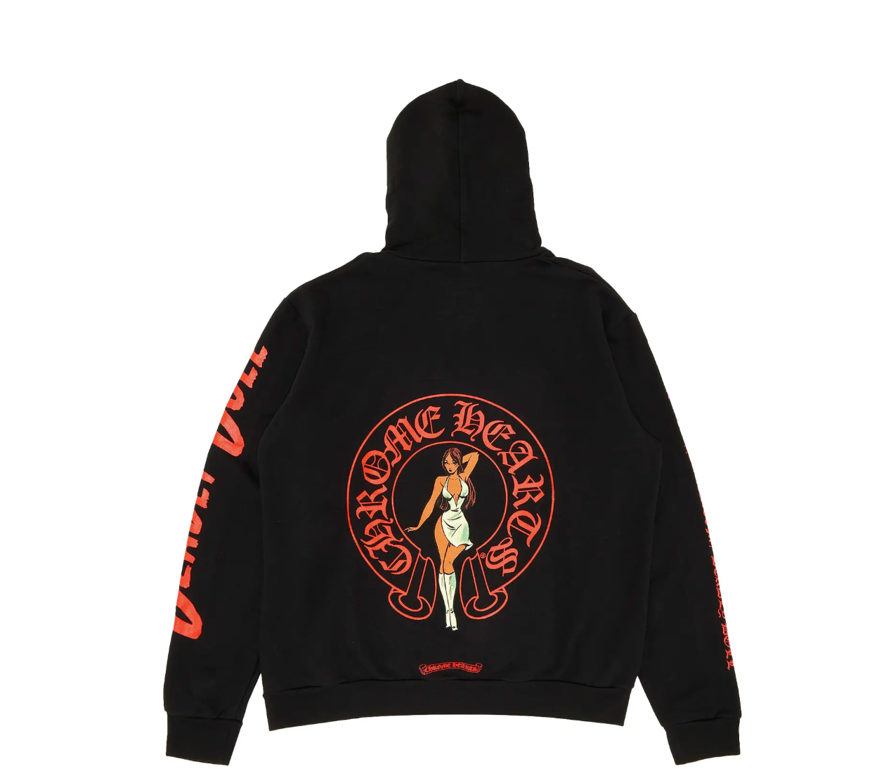 Chrome Hearts x Deadly Doll Online Exclusive Hoodie Black/Red