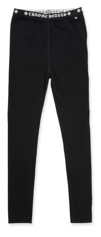 Chrome Hearts Logo Leggings Black