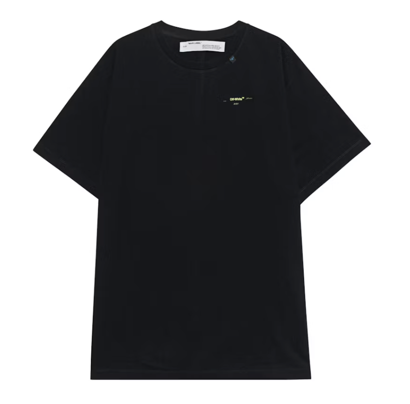 OFF-WHITE Oversized Acrylic Arrows S/S T-shirt Black/Yellow