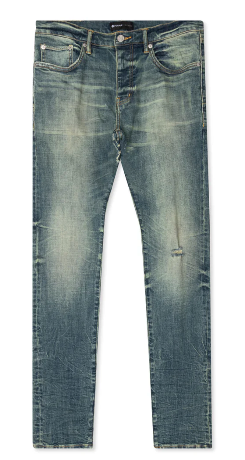 Purple Brand P001 Tinted Mid Indigo Jeans