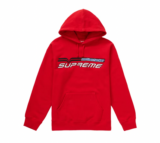 Supreme Motherfucker Hooded Sweatshirt Red