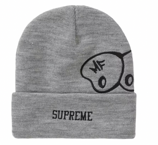 Supreme MF DOOM Beanie Heather Grey
