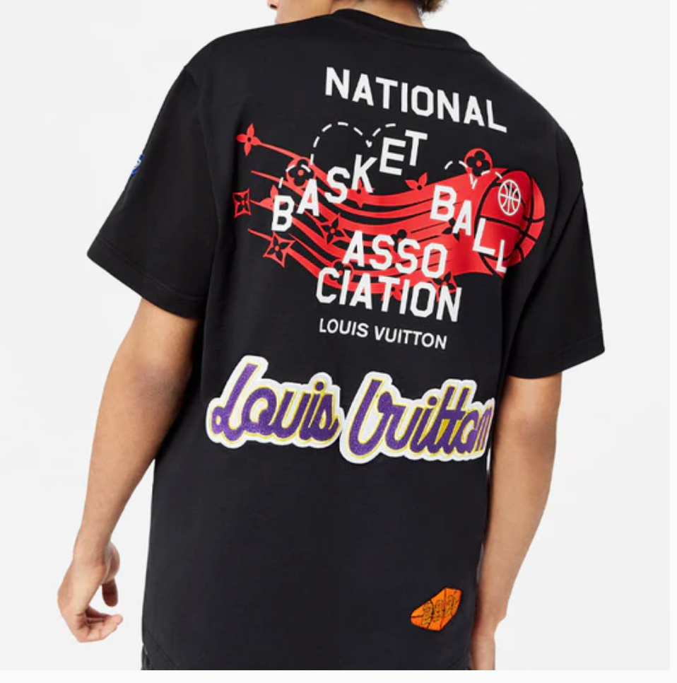 Louis Vuitton NBA Tee Black