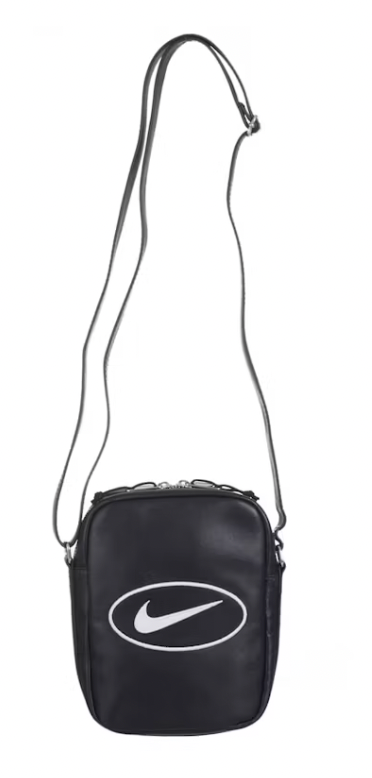 Supreme Nike Leather Shoulder Bag Black