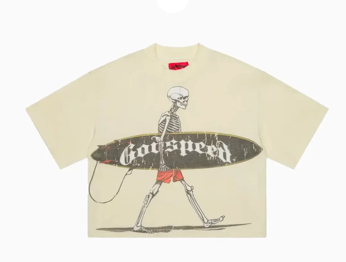 Godspeed Surf Day T-Shirt Bone