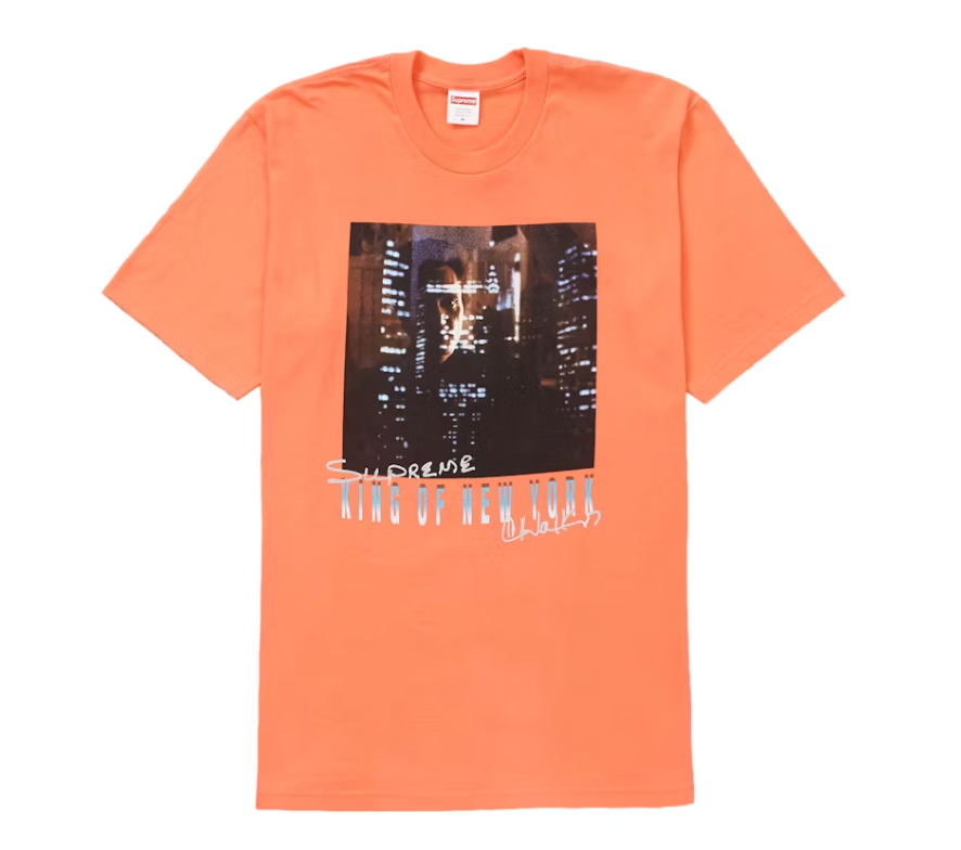 Supreme King of New York Tee Neon Orange