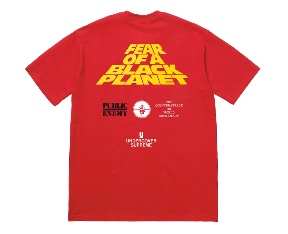 Supreme UNDERCOVER/Public Enemy White House Tee Red