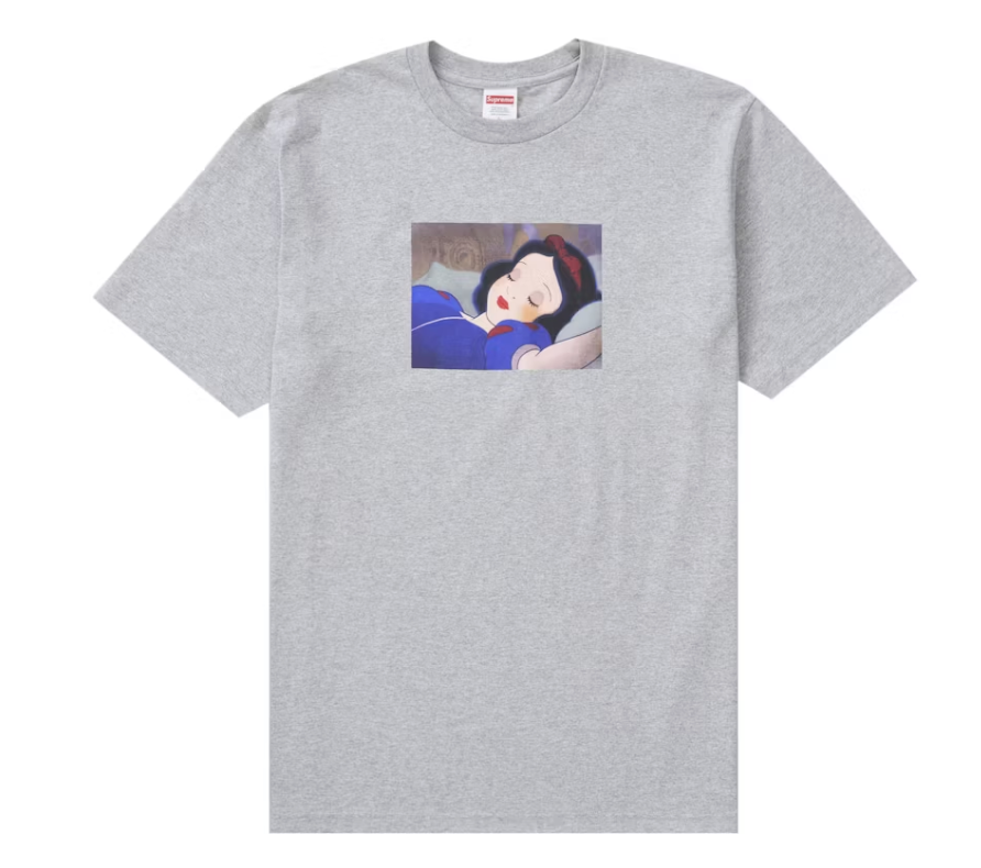 Supreme Snow White Tee Heather Grey
