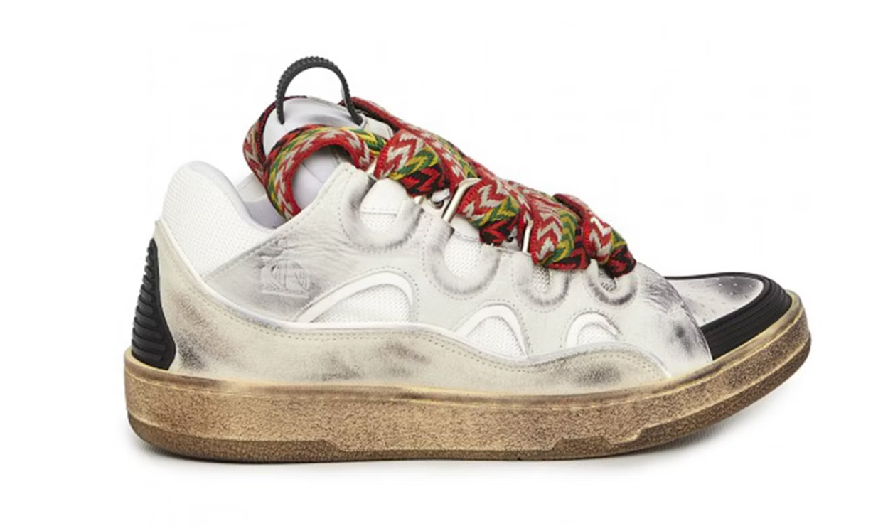 Lanvin Curb Sneakers Vintage White
