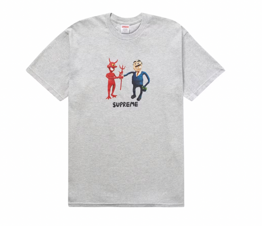 Supreme Business Tee Ash Grey