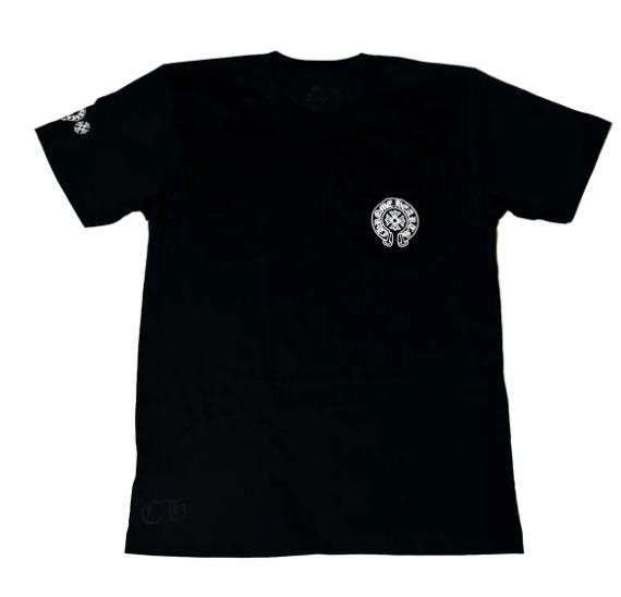 Chrome Hearts Gradient Floral T-shirt Black/Multi-Color