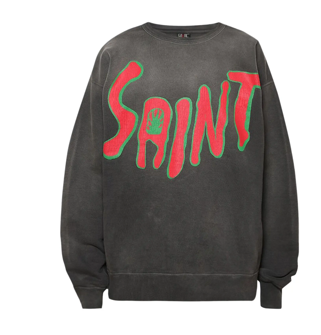 Saint Michael MX6 Crewneck Sweatshirt Black