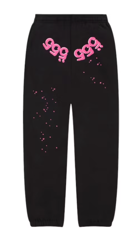 Sp5der Angel Number Sweatpant Black