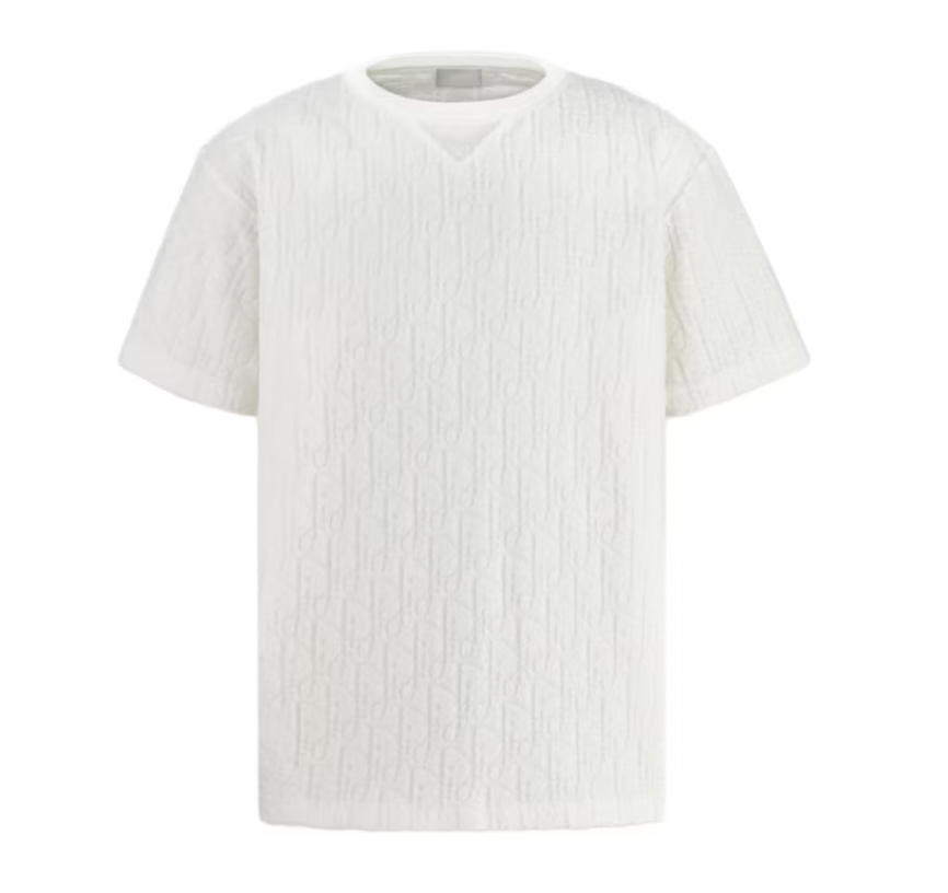 Dior Oversized Oblique Towel T-shirt White
