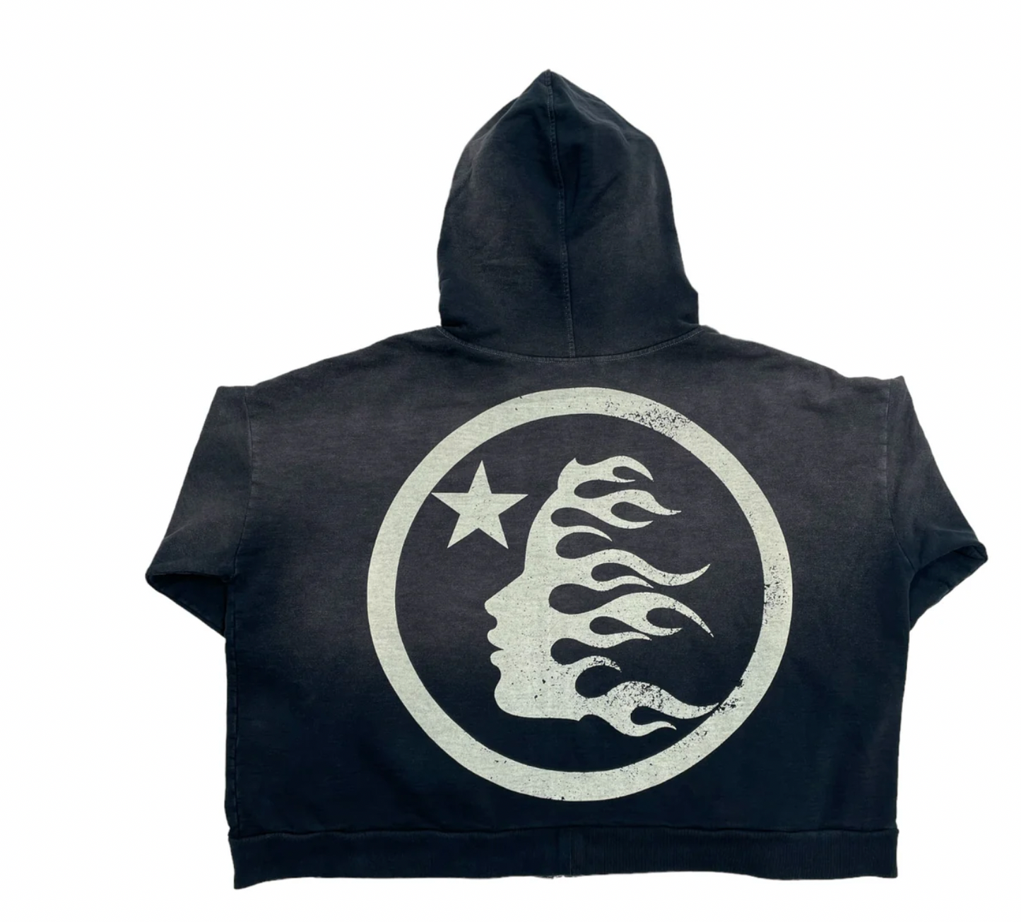 Hellstar Racer Zip Up Hoodie Black