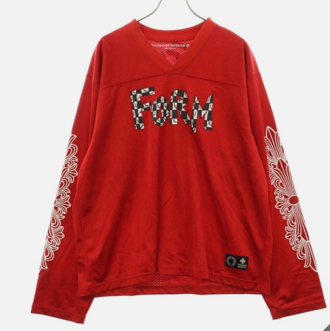 Chrome Hearts x Matty Boy PPO Form Team Mesh Warm Up Jersey L/S Red