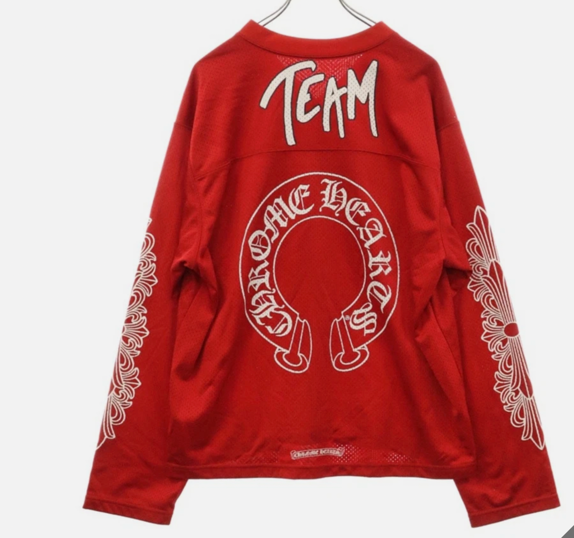 Chrome Hearts x Matty Boy PPO Form Team Mesh Warm Up Jersey L/S Red