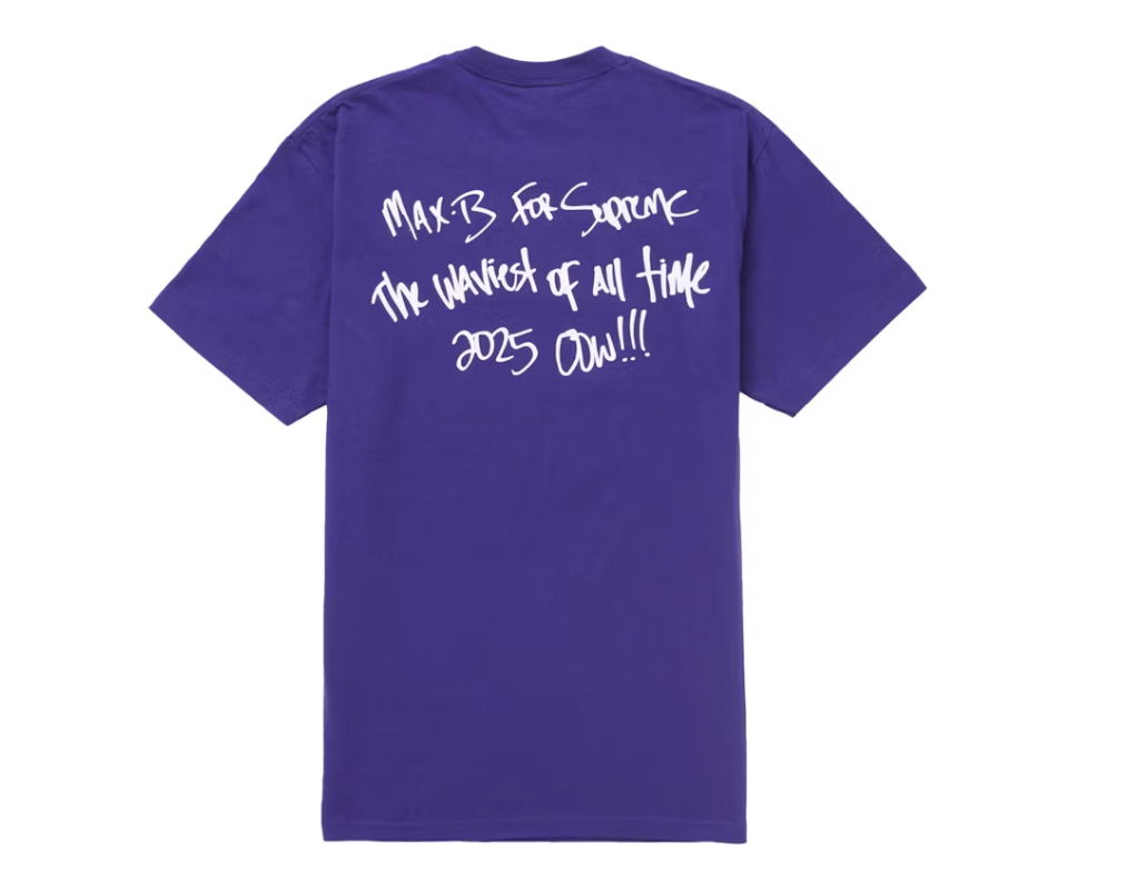Supreme Max B Tee Purple