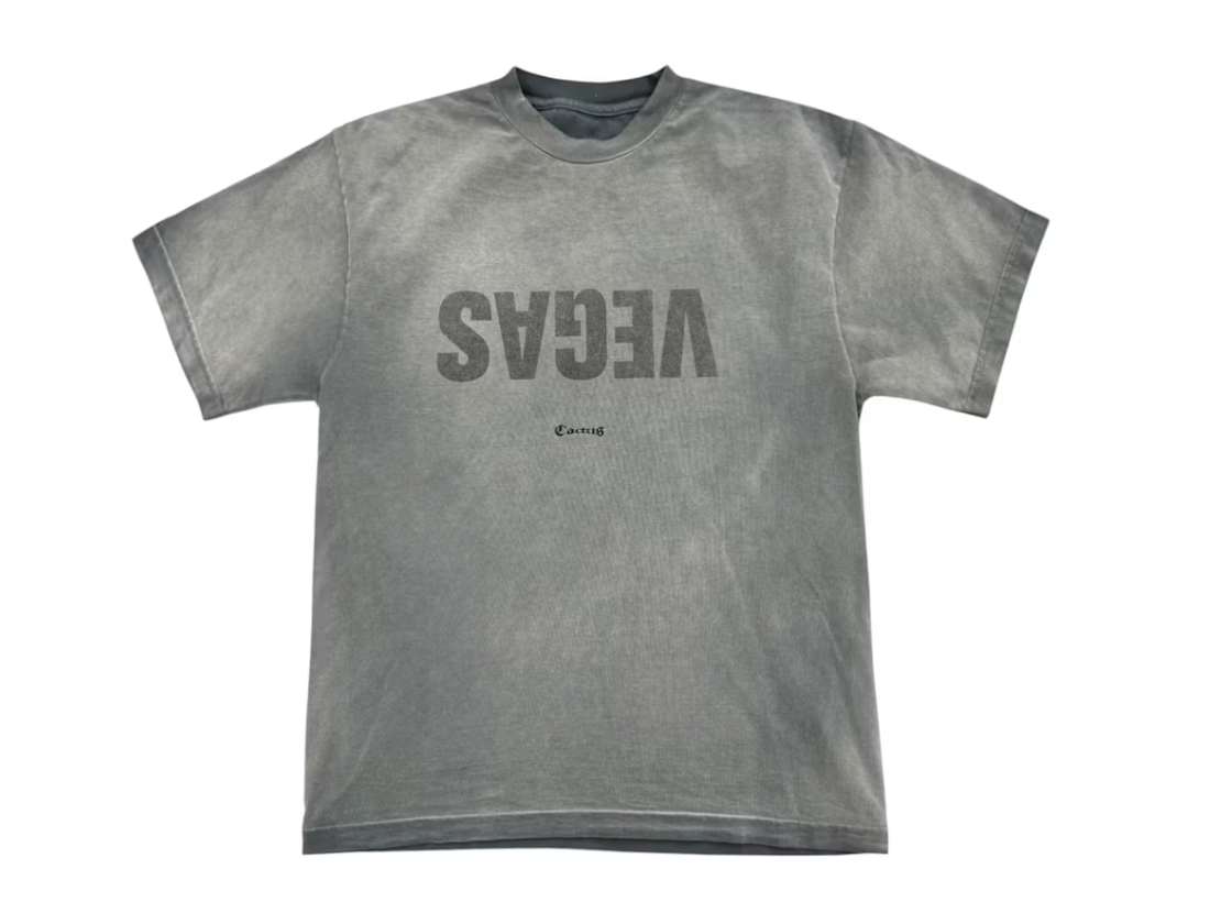 Travis Scott Cactus Vegas Tee Grey