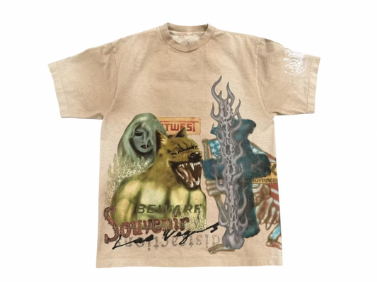 Travis Scott Bazaar Souvenir Tee Brown
