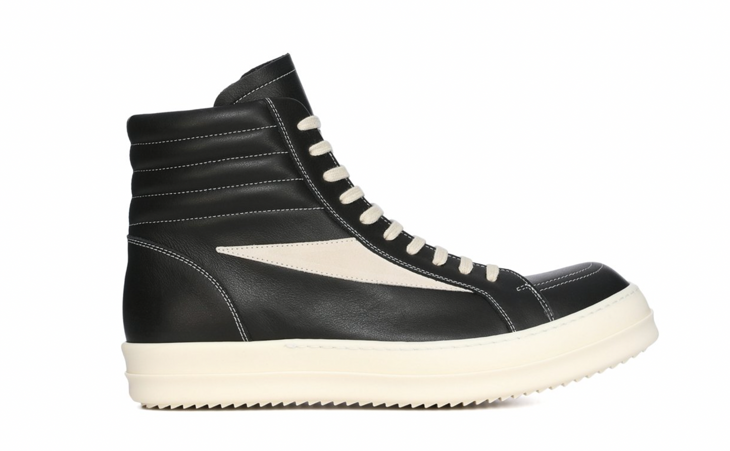 Rick Owens High Vintage Sneakers Black Milk