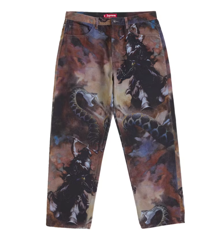 Supreme Frazetta Loose Fit Jean Multicolor