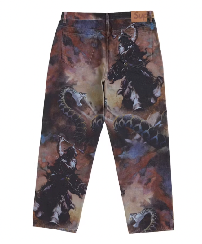 Supreme Frazetta Loose Fit Jean Multicolor
