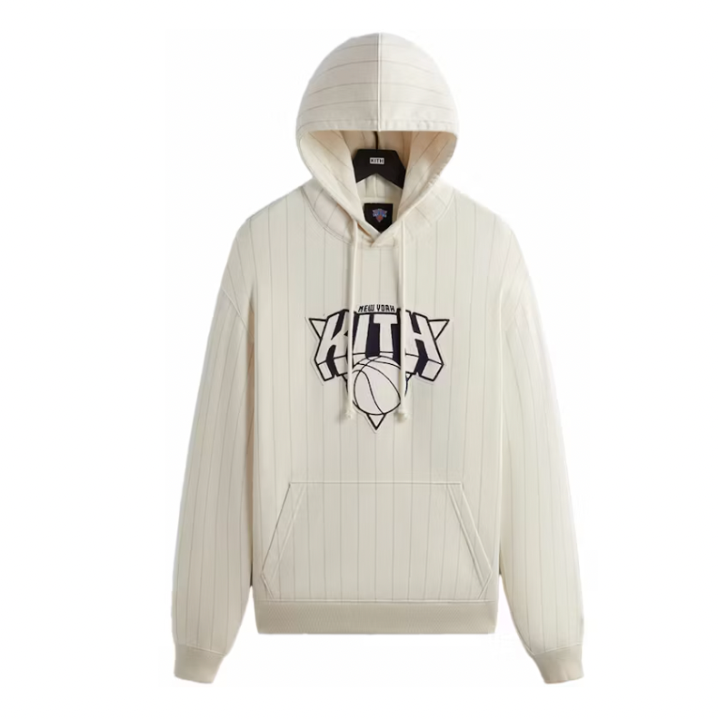 Kith New York Knicks NY Pinstripe Williams III Hoodie Sandrift