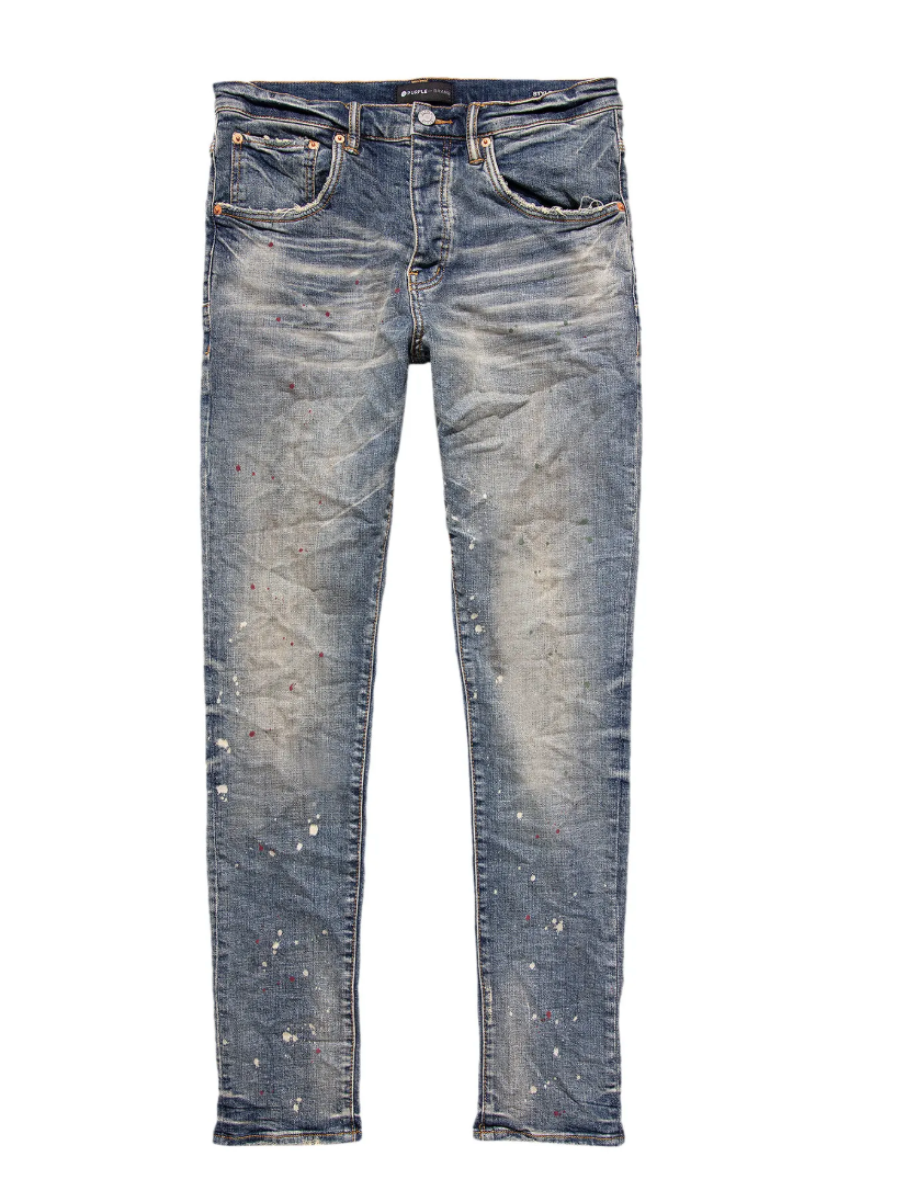 Purple Brand Vintage Spotted Indigo Jeans