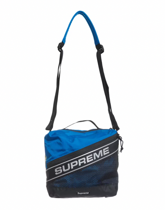 Supreme Logo Shoulder Bag Blue