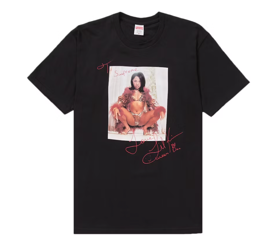 Supreme Lil Kim Tee Black